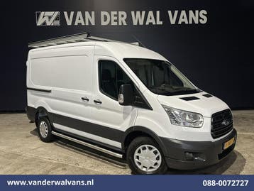 Ford Transit | 2.0 TDCI L2H2 Euro6 Airco | Imperiaal |, Gebruikt, Euro 6, Wit, Dealer onderhouden