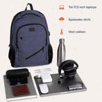 2dekans | TRVLMORE Rugzak - 36L - 17 inch - Laptop Rugtas -, Ophalen of Verzenden, Zo goed als nieuw, Blauw