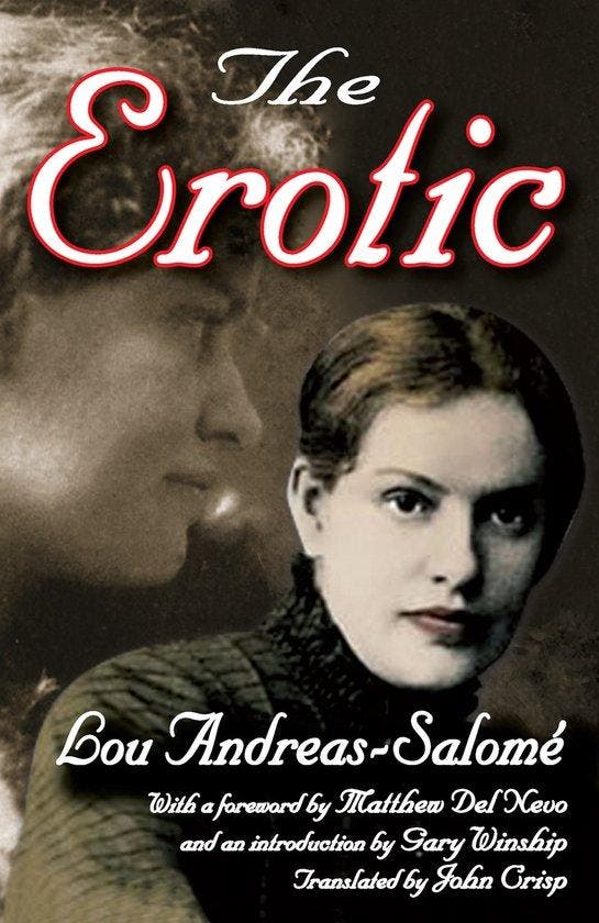 9781412853842 Erotic Lou Andreas-Salome, Boeken, Studieboeken en Cursussen, Nieuw, Verzenden