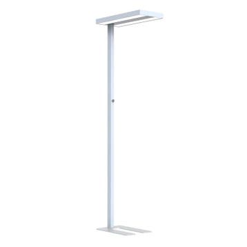 LED vloerlamp zilver Lara Up&amp;Down 80W dimbaar UGR<17, Ophalen of Verzenden, Nieuw
