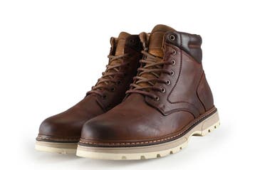 Nelson Veterboots in maat 43 Cognac, Overige kleuren, Verzenden, Boots, Zo goed als nieuw