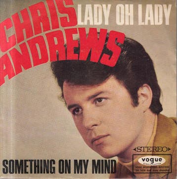 vinyl single 7 inch - Chris Andrews - Something On My Min..., Cd's en Dvd's, Vinyl Singles, Verzenden, Zo goed als nieuw, 7 inch