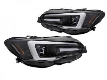 Koplampen Subaru Impreza WRX 14-22 Full LED Zwart, Ophalen of Verzenden, Nieuw