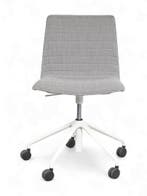 Andreu World vergaderstoel, Flex High Back, grijs-wit, Ophalen of Verzenden, Gebruikt, Zwart