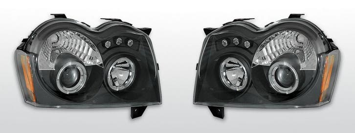 Koplampen Angel Eyes | geschikt voor Chrysler Cherokee WK 20, Auto-onderdelen, Verlichting, Nieuw, Jeep, Verzenden