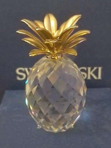Swarovski - Beeldje - Pineapple small gold - 012726 -