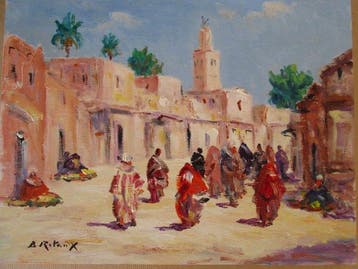 Bruno Retaux (1947) - Bled au Maroc, Antiek en Kunst