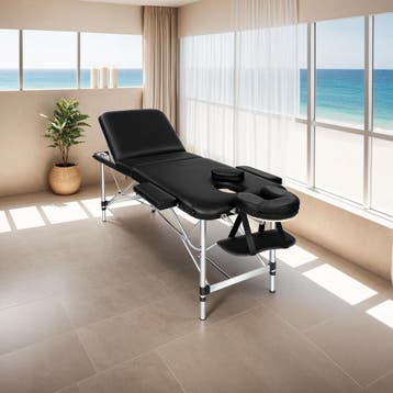 3 zones massagetafel met 5cm vulling en aluminiumframe, Verzenden, Nieuw