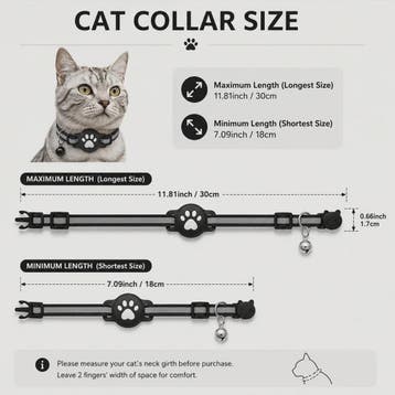 GPS Tracker Halsband voor Katten & Honden - Vind Je Huisdier, Verzenden, Nieuw