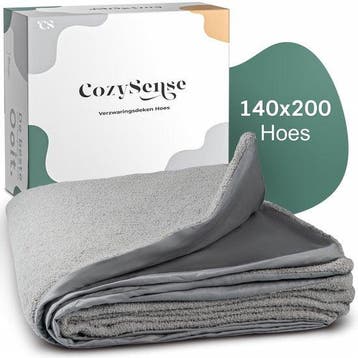 2dekans | CozySense® Verzwaringsdeken Hoes 140x200 -, Ophalen of Verzenden, Zo goed als nieuw