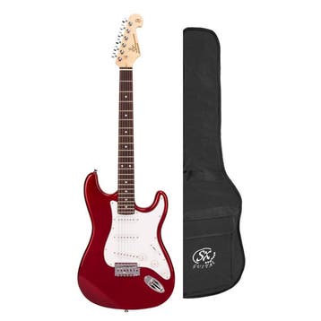 SX ED1 ST-Style Elektrische Gitaar Candy Apple Red, Ophalen of Verzenden, Nieuw
