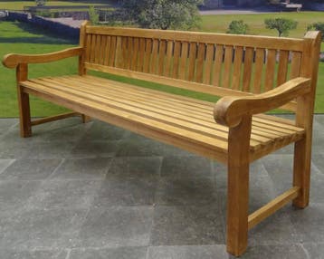 Elephant tuinbank 220x61xH91 cm teak, Tuin en Terras, Ophalen of Verzenden, Nieuw, Teakhout