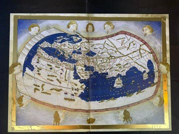 Claudio Tolomeo - Mappa del mondo tolemaica facsimile, Boeken, Nieuw