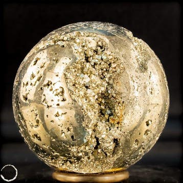 Grote natuurlijke gouden pyriet Sphere/ Druzen- 1115.77 g