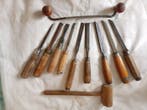 Ciseaux a bois,plane,maillet de menuisier - Werkgereedschap
