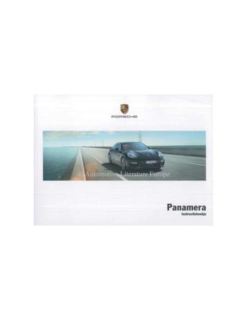 2014 PORSCHE PANAMERA INSTRUCTIEBOEKJE NEDERLANDS