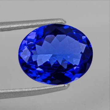 Blauw Tanzaniet - 3.17 ct - International Gemological, Sieraden, Tassen en Uiterlijk, Nieuw