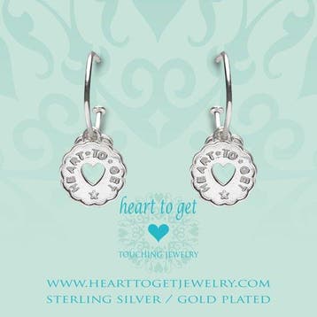 Heart to Get 925 Sterling Zilveren Bohemian Coin Heart, Verzenden, Nieuw