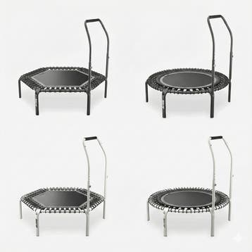 ACON Fit Rebounder Fitness Trampoline met handgreep, Verzenden, Nieuw, Rug, Overige typen