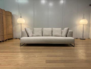 NIEUW BB Italia Solo 3-Zits Bank + GARANTIE NP €9500, Design Bank Bankstel Zetel 3-Zits B&B Italia, 75 tot 100 cm, Ophalen of Verzenden