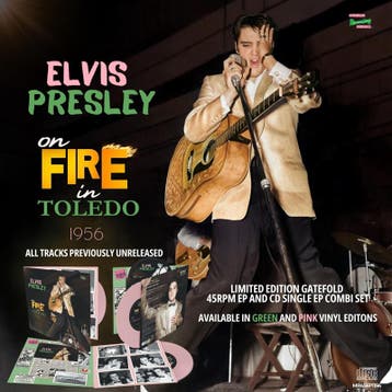 lp nieuw - elvis presley - ELVIS PRESLEY ON FIRE IN TOLED..., Verzenden, Zo goed als nieuw, Overige formaten