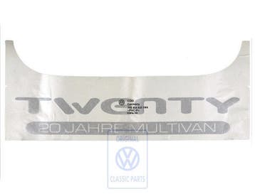 Volkswagen Transporter T5 folieopschrift TWENTY - zijkanten, Ophalen of Verzenden, Nieuw, Volkswagen