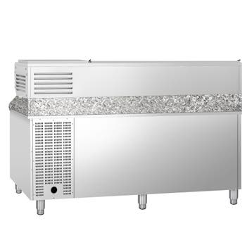 GGM Gastro | Pizza koelwerkbank PREMIUM - 2000x800mm - 2 |, Verzenden, Nieuw in verpakking, RVS Meubilair