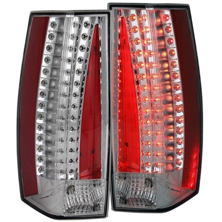 ANZO 2007-2011 Cadillac Escalade LED Taillights Chrome, Auto-onderdelen, Verlichting, Ophalen of Verzenden