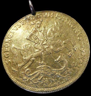 Hongarije. 7 Dukat Gold (26,63 g ) Medal St. Georgius
