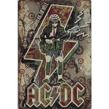 Wandbord - AC/DC Angus Young Highway To Hell, Ophalen of Verzenden, Nieuw, Poster, Artwork of Schilderij