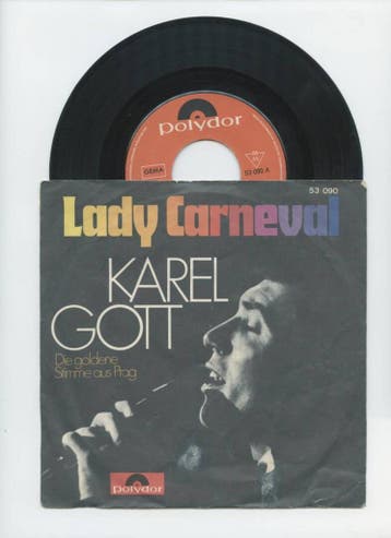 Karel Gott – Lady Carneval / Der Zaubermeister (1-7-Vinyl-S, Ophalen of Verzenden, Nieuw in verpakking