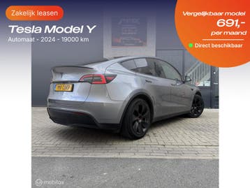Tesla Model Y | Zakelijk Leasen vanaf 369,- p/mnd, Nieuw, Financial lease, Lease, Model Y