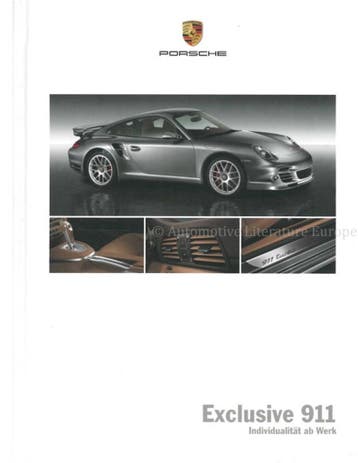 2010 PORSCHE 911 EXCLUSIVE HARDCOVER BROCHURE DUITS, Boeken, Nieuw, Porsche, Author
