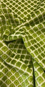 Prachtig jacquardfluweel met een klein, regelmatig