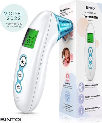 2dekans | Bintoi® X100 Digitale Thermometer – Oor &, Ophalen of Verzenden, Zo goed als nieuw