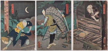KUNISADA • Utsunoya Pass, Het Smalle Pad van Klimop •