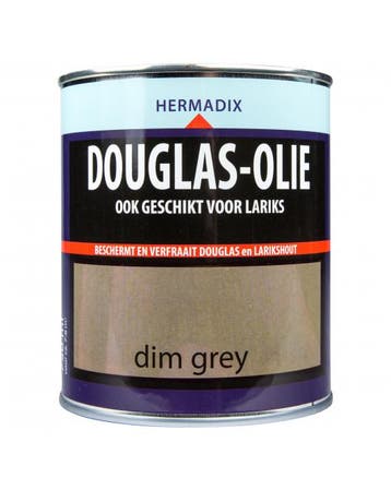 Hermadix douglas-olie dim grey 0.75 L, Verzenden, Nieuw