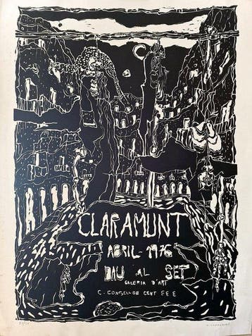 Luis Claramunt (1951-2000) - Claramunt. Galería Dau al Set,, Antiek en Kunst