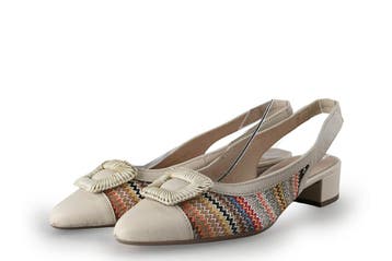 Gabor Slingbacks in maat 38½ Beige, Verzenden, Beige, Gabor, Zo goed als nieuw
