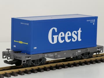 LGB 49085 NS containerwagen set P&O Nedlloyd/Geest, Gebruikt, Overige typen, Ophalen of Verzenden, LGB
