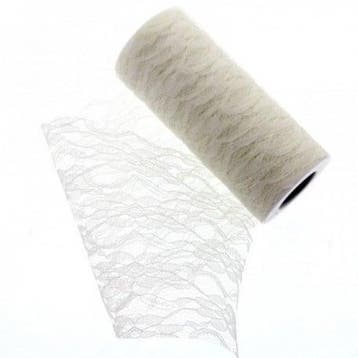 Kant lint Creme 15 cm rol 10 meter, Hobby en Vrije tijd, Ophalen of Verzenden, Nieuw