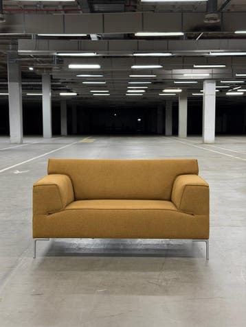 Design on Stock Bloq 3-zits + Loveseat | NIEUWSTAAT+Garantie, Stof, 75 tot 100 cm, Ophalen of Verzenden, Zo goed als nieuw
