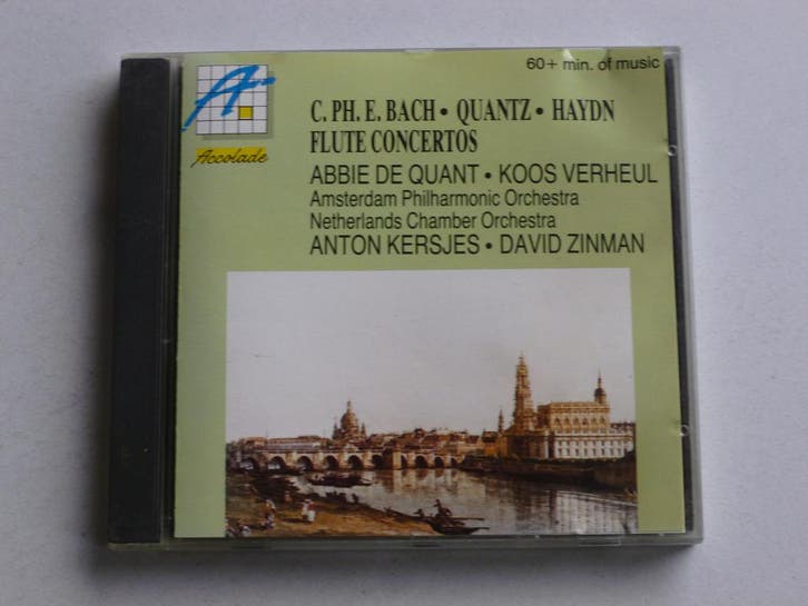 Bach - Quantz, Haydn Flute Concertos / Anton Kersjes, Koos V, Cd's en Dvd's, Cd's | Klassiek, Zo goed als nieuw, Ophalen of Verzenden