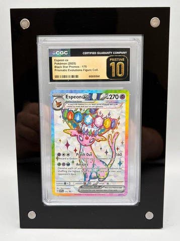 Pokémon Graded card - Espeon ex Promo card - CGC Pristine 10, Hobby en Vrije tijd, Verzamelkaartspellen | Pokémon, Nieuw
