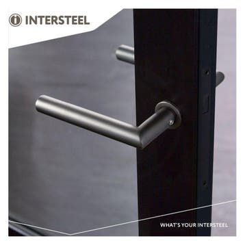 Intersteel Deurkruk Jura op minimalistische rozetten -, Verzenden, Nieuw