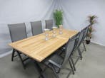 te velde tuinmeubelen tuinset lecce met lucan teak tuintafel, Nieuw