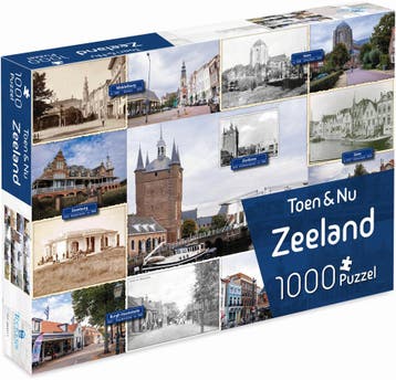 Toen & Nu Zeeland Puzzel (1000 stukjes) | Tuckers Fun, Verzenden, Nieuw