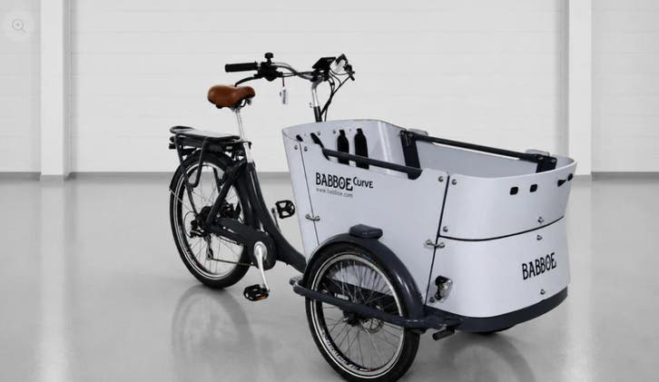 Babboe Curve-E, Fietsen en Brommers, Fietsen | Bakfietsen, 4 kinderen of meer, Elektrisch, Zo goed als nieuw, Overige merken