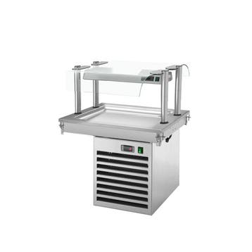 GGM Gastro | Drop-in gekoeld bovenblad - 800mm - +2 tot +8°C, Verzenden