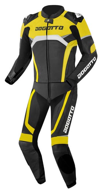 BogottoMisanoZwartWitNeonGeel2-DeligMotorpak, Nieuw met kaartje, Bogotto, Heren, Combipak